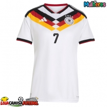 Camisa de Futebol Alemanha Kai Havertz #7 Equipamento Principal Mulheres Mundo 2026 Manga Curta